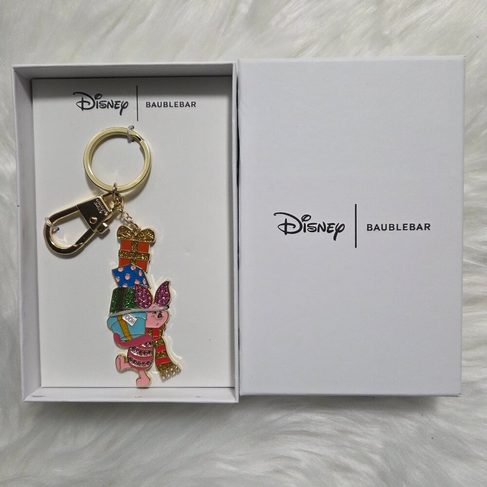 Disney x BaubleBar Piglet Holiday Keychain